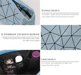 DecorADDA Geometric Diamond Design Cosmetic Pouch