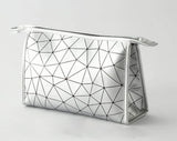 DecorADDA Geometric Diamond Design Cosmetic Pouch
