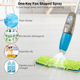 Microfiber Spray Mop with Removable Cleaning Pads | Integrated Spray Mechanism